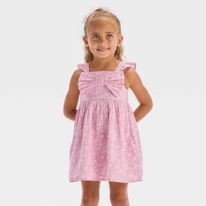 Pink Floral Kids Dress